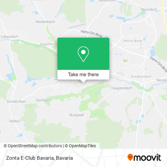 Zonta E-Club Bavaria map