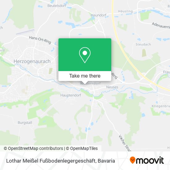 Карта Lothar Meißel Fußbodenlegergeschäft