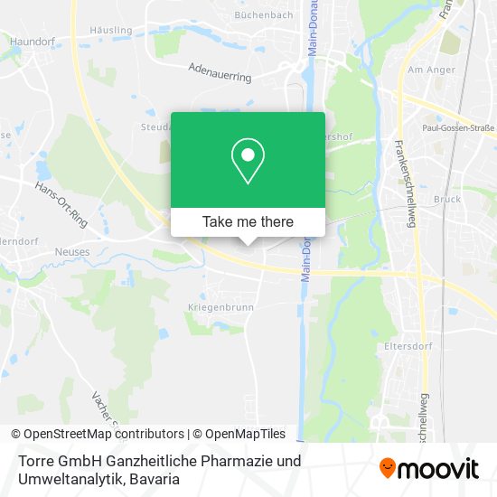 Карта Torre GmbH Ganzheitliche Pharmazie und Umweltanalytik