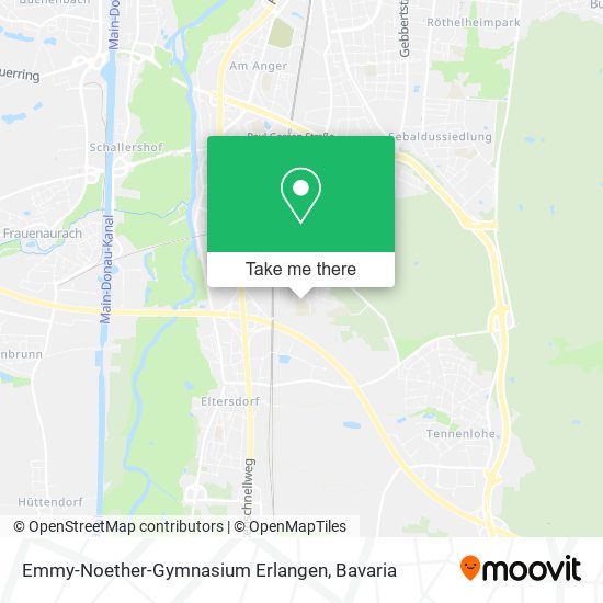 Emmy-Noether-Gymnasium Erlangen map