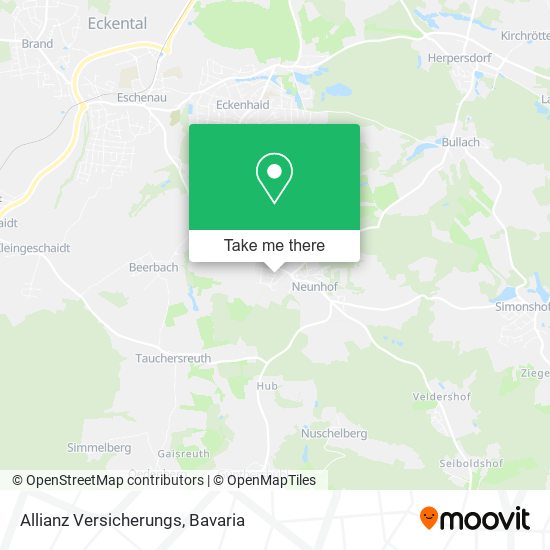 Allianz Versicherungs map