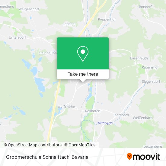 Карта Groomerschule Schnaittach