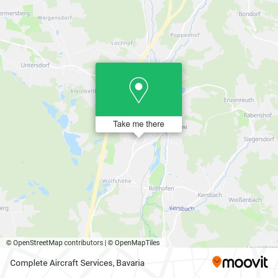 Complete Aircraft Services map