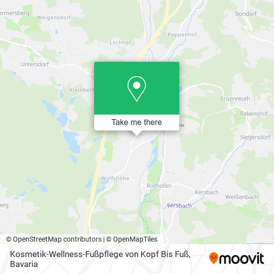 Kosmetik-Wellness-Fußpflege von Kopf Bis Fuß map