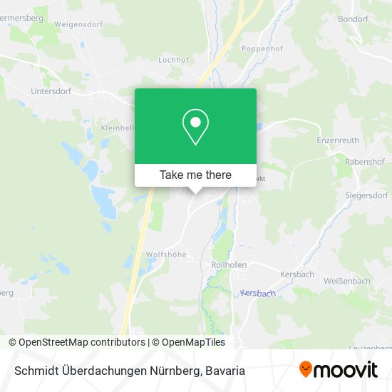 Schmidt Überdachungen Nürnberg map