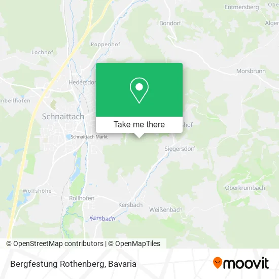 Bergfestung Rothenberg map