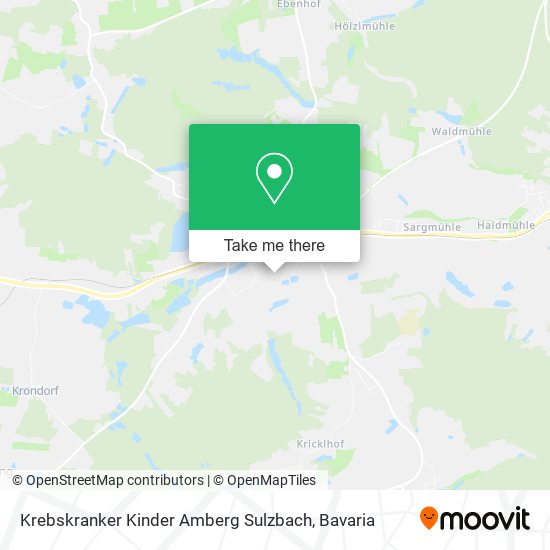 Карта Krebskranker Kinder Amberg Sulzbach