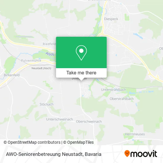 Карта AWO-Seniorenbetreuung Neustadt
