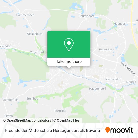 Freunde der Mittelschule Herzogenaurach map