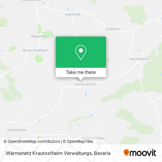 Wärmenetz Krautostheim Verwaltungs map