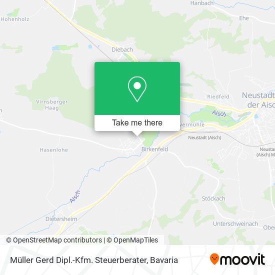 Müller Gerd Dipl.-Kfm. Steuerberater map