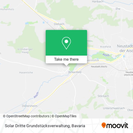 Карта Solar Dritte Grundstücksverwaltung