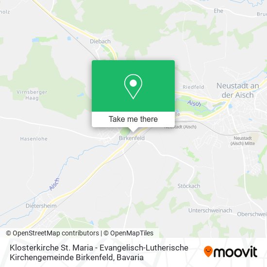 Klosterkirche St. Maria - Evangelisch-Lutherische Kirchengemeinde Birkenfeld map