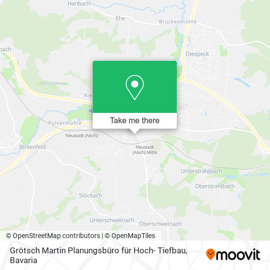 Grötsch Martin Planungsbüro für Hoch- Tiefbau map