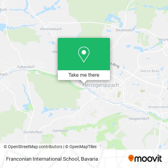 Franconian International School map