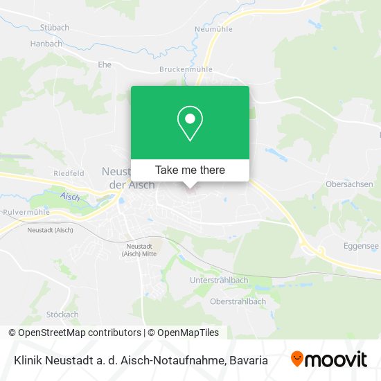 Klinik Neustadt a. d. Aisch-Notaufnahme map