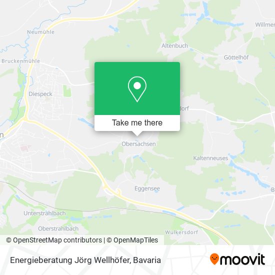 Energieberatung Jörg Wellhöfer map