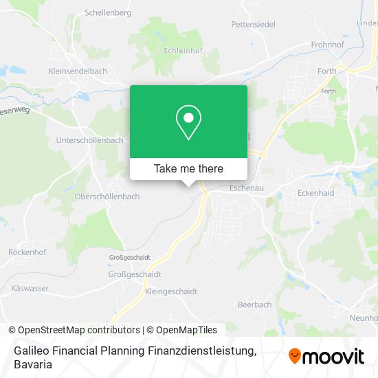 Galileo Financial Planning Finanzdienstleistung map