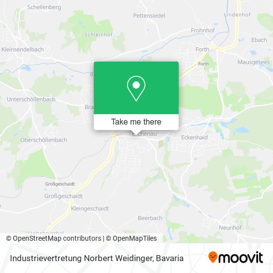 Карта Industrievertretung Norbert Weidinger