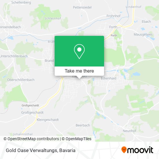 Gold Oase Verwaltungs map