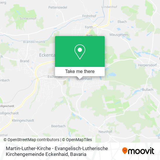 Martin-Luther-Kirche - Evangelisch-Lutherische Kirchengemeinde Eckenhaid map