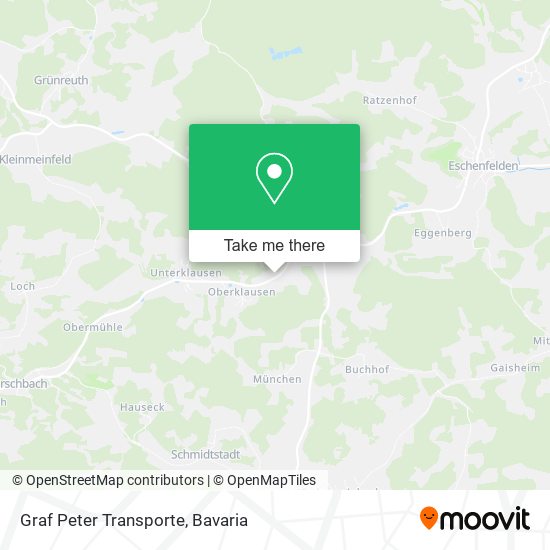 Graf Peter Transporte map