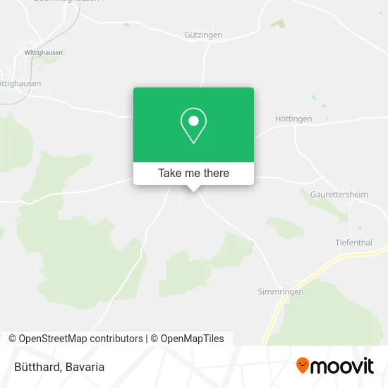 Карта Bütthard