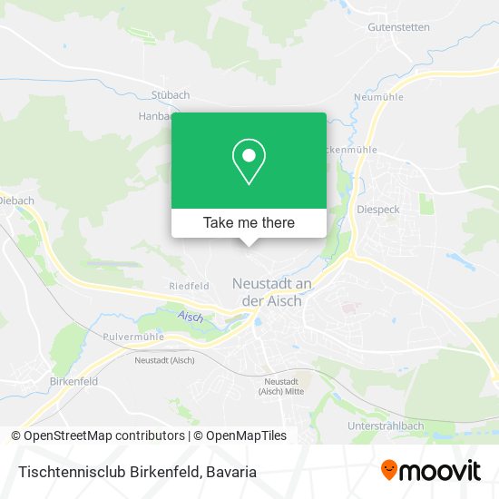 Tischtennisclub Birkenfeld map