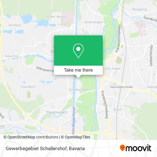 Gewerbegebiet Schallershof map