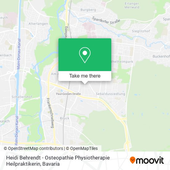 Heidi Behrendt - Osteopathie Physiotherapie Heilpraktikerin map