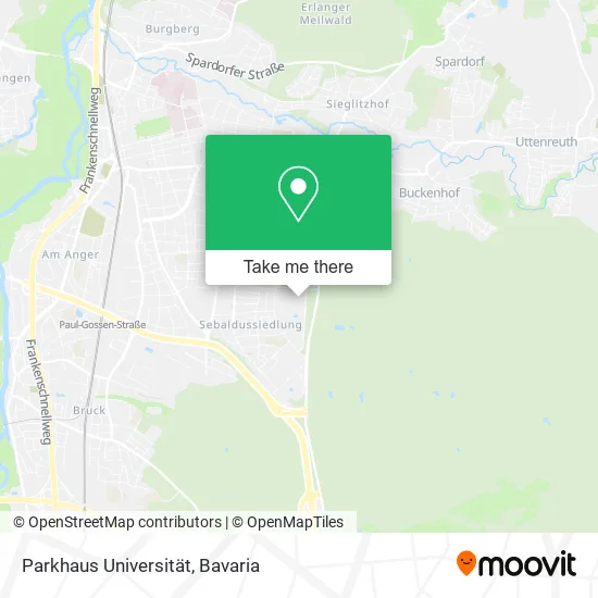 Карта Parkhaus Universität