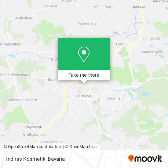 Indiras Kosmetik map