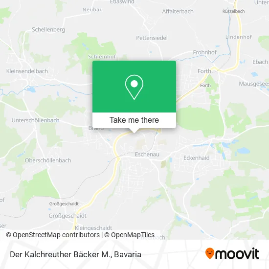 Карта Der Kalchreuther Bäcker M.