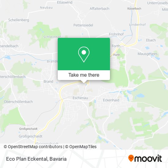 Eco Plan Eckental map