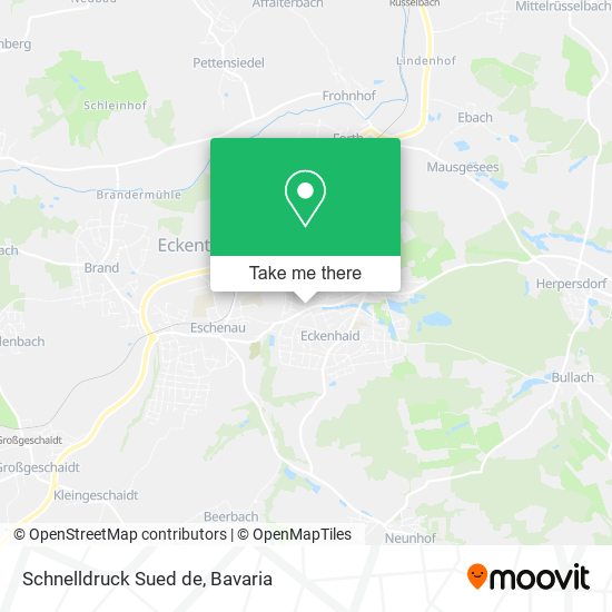 Schnelldruck Sued de map