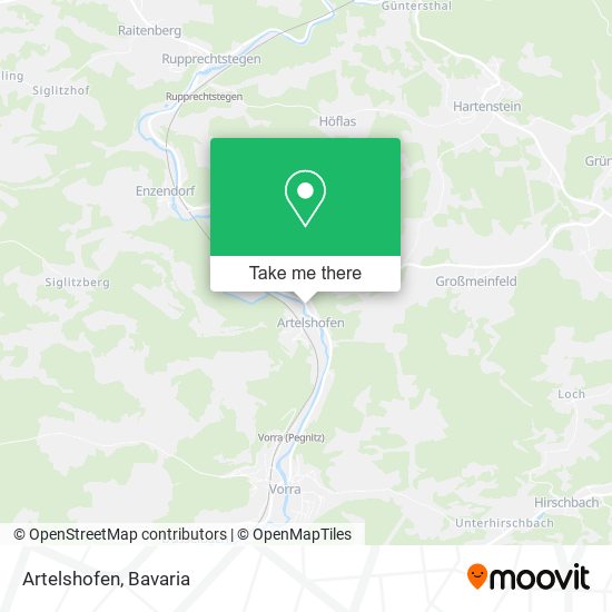 Artelshofen map