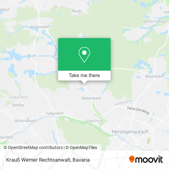 Карта Krauß Werner Rechtsanwalt