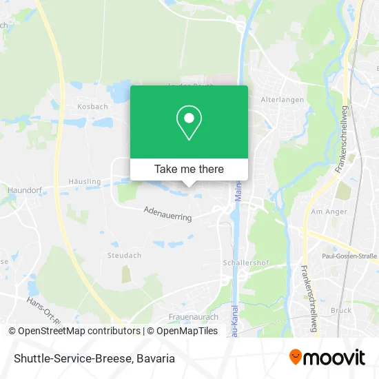 Карта Shuttle-Service-Breese