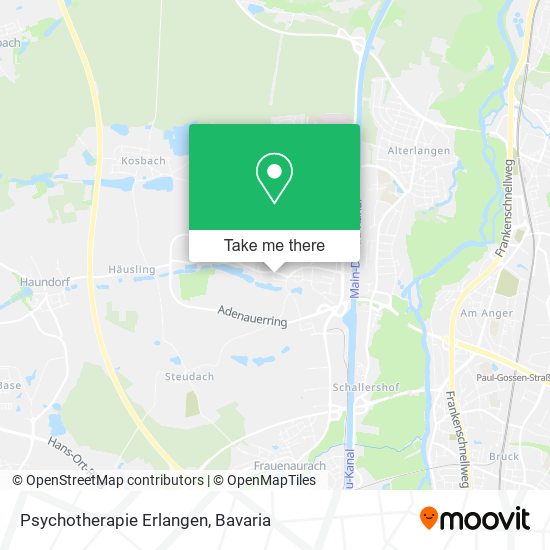 Psychotherapie Erlangen map