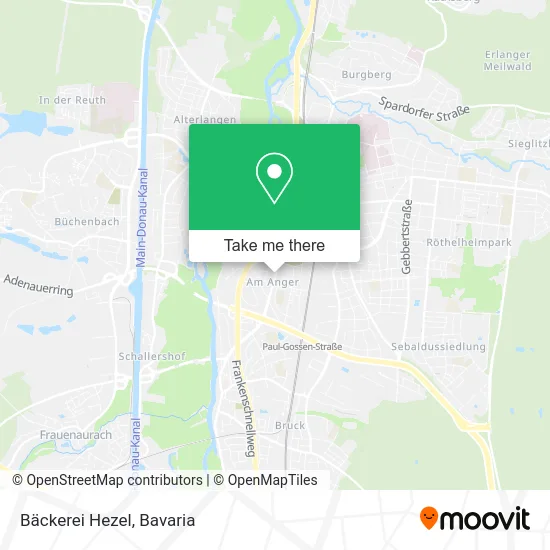 Карта Bäckerei Hezel