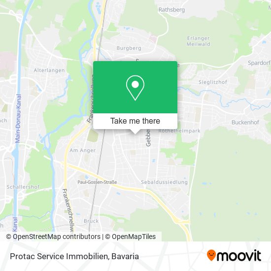 Protac Service Immobilien map