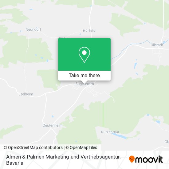 Almen & Palmen Marketing-und Vertriebsagentur map