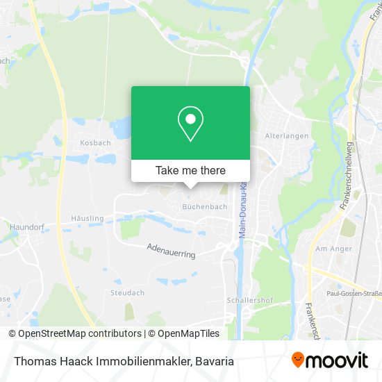Карта Thomas Haack Immobilienmakler