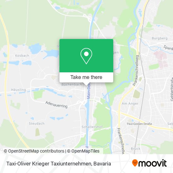 Taxi-Oliver Krieger Taxiunternehmen map