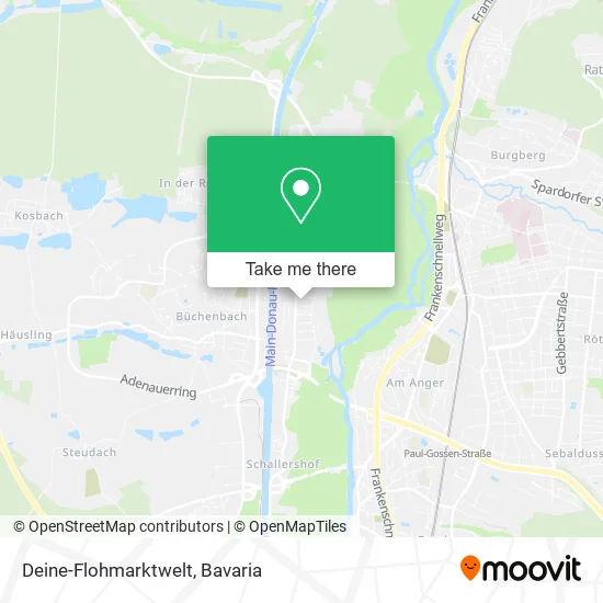 Карта Deine-Flohmarktwelt