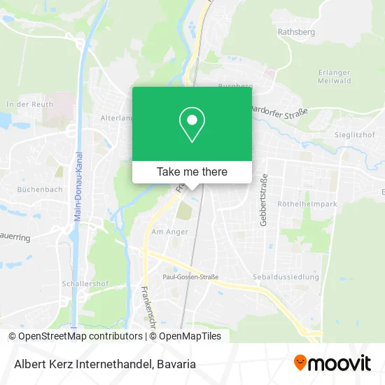 Карта Albert Kerz Internethandel