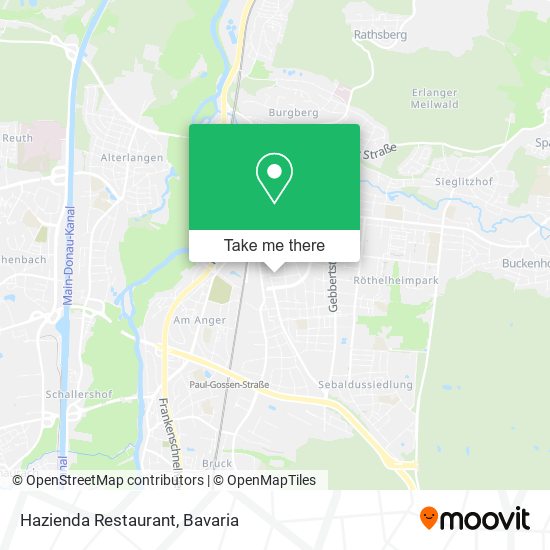 Hazienda Restaurant map