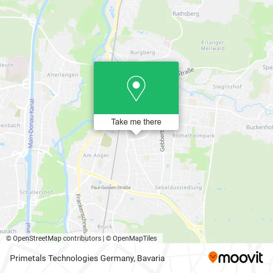 Карта Primetals Technologies Germany