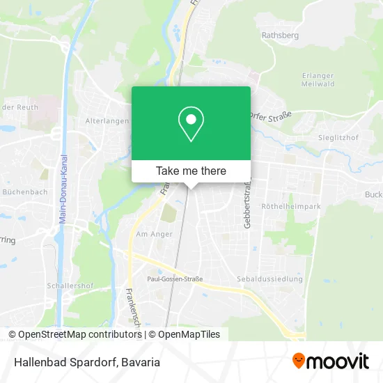 Карта Hallenbad Spardorf