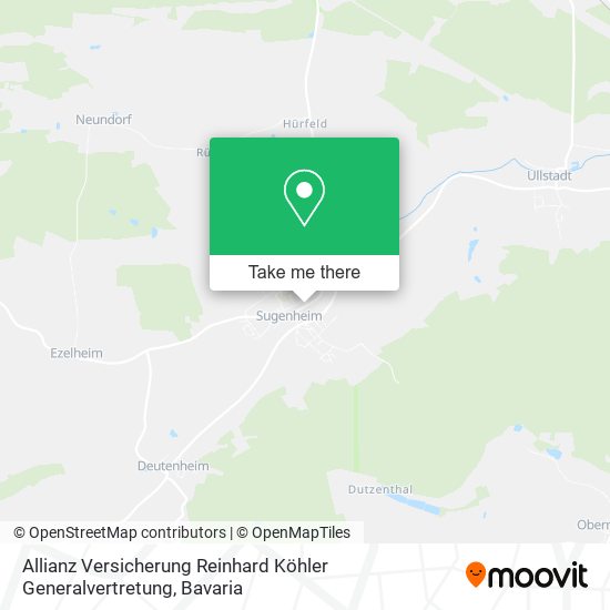 Allianz Versicherung Reinhard Köhler Generalvertretung map